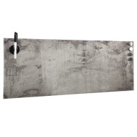 vidaXL Magnettafel Wandmontage Glas 60 x 20 cm