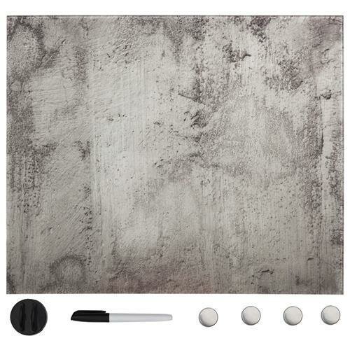 vidaXL Magnettafel Wandmontage Glas 40 x 40 cm
