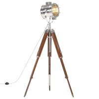 vidaXL Stativlampe Mango Massivholz 165 cm