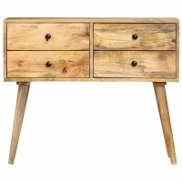 vidaXL Sideboard 85 x 40 x 71 cm Massivholz Mango