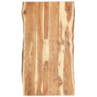 vidaXL Tischplatte Massivholz Akazie 118x(50-60)x3,8 cm