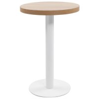 vidaXL Bistrotisch Hellbraun 50 cm MDF