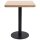 vidaXL Bistrotisch Hellbraun 60x60 cm MDF