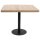 vidaXL Bistrotisch Hellbraun 80x80 cm MDF