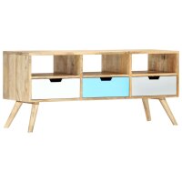 vidaXL TV-Schrank 110&times;35&times;48 cm Massivholz Mango