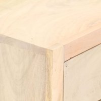 vidaXL Nachttisch Golden 40 x 30 x 50 cm Mango Massivholz