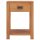 vidaXL Nachttisch 35&times;35&times;50  cm Massivholz Teak