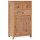 vidaXL Sideboard 50 x 30 x 90 cm Massivholz Teak