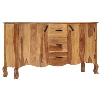 vidaXL Sideboard 145x40x80 cm Massivholz