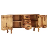 vidaXL Sideboard 145x40x80 cm Massivholz