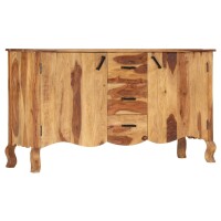 vidaXL Sideboard 145x40x80 cm Massivholz