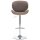 vidaXL Barhocker Taupe Stoff