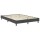 vidaXL Boxspring-Bettgestell Grau Stoff 140x200 cm