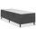 vidaXL Boxspring-Bettgestell Grau Stoff 80x200 cm