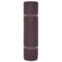 vidaXL Messeteppich Rillen 1,2x15 m Braun