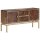 vidaXL Sideboard 120x29x60 cm Massivholz Mango