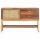 vidaXL Sideboard 118x30x76 cm Altholz Massiv