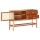 vidaXL Sideboard 118x30x76 cm Altholz Massiv