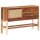 vidaXL Sideboard 118x30x76 cm Altholz Massiv