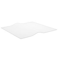 vidaXL Tischfolie Transparent 80x80 cm 2 mm PVC