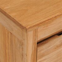vidaXL TV-Schrank 100×30×35 cm Massivholz Teak