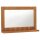 vidaXL Wandspiegel mit Regal 60&times;12&times;40 cm Teak Massivholz