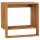 vidaXL Handtuchregal zur Wandmontage 35×20×35 cm Teak Massivholz