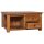 vidaXL Couchtisch 68x68x33 cm Teak Massivholz