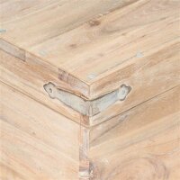 vidaXL Truhe 40x40x40 cm Akazie Massivholz