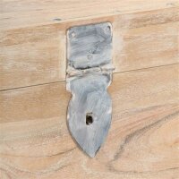 vidaXL Truhe 40x40x40 cm Akazie Massivholz