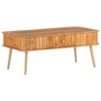 vidaXL Couchtisch 100x50x40 cm Massivholz Akazie