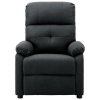 vidaXL Relaxsessel Dunkelgrau Stoff