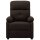 vidaXL Massagesessel Dunkelbraun Stoff