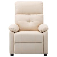 vidaXL Massagesessel Creme Stoff