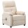 vidaXL Massagesessel Creme Stoff
