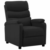 vidaXL Relaxsessel Schwarz Kunstleder