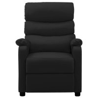 vidaXL Relaxsessel Schwarz Kunstleder