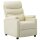 vidaXL Relaxsessel Creme Kunstleder
