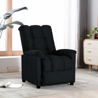 vidaXL Relaxsessel Schwarz Stoff