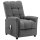 vidaXL Massagesessel Hellgrau Stoff