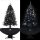 vidaXL Schneiender Weihnachtsbaum mit Schirmfu&szlig; Schwarz 190 cm PVC