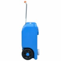 vidaXL Camping-Wassertank mit Rollen 25 L Blau