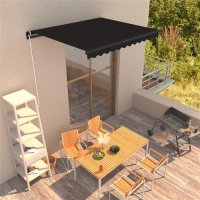 vidaXL Einziehbare Markise Handbetrieben 350 x 250 cm...