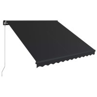 vidaXL Einziehbare Markise Handbetrieben 350 x 250 cm...