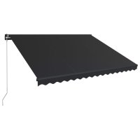 vidaXL Einziehbare Markise Handbetrieben 450 x 300 cm...