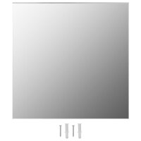 vidaXL Wandspiegel 2 Stk. 40x40 cm Quadratisch Glas