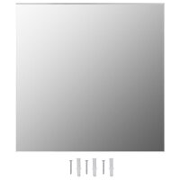 vidaXL Wandspiegel 2 Stk. 60x60 cm Quadratisch Glas