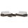 vidaXL 5-tlg. Garten-Lounge-Set Poly Rattan Braun