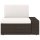 vidaXL 7-tlg. Garten-Lounge-Set Poly Rattan Braun