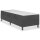 vidaXL Boxspringbett Dunkelgrau Stoff 80x200 cm